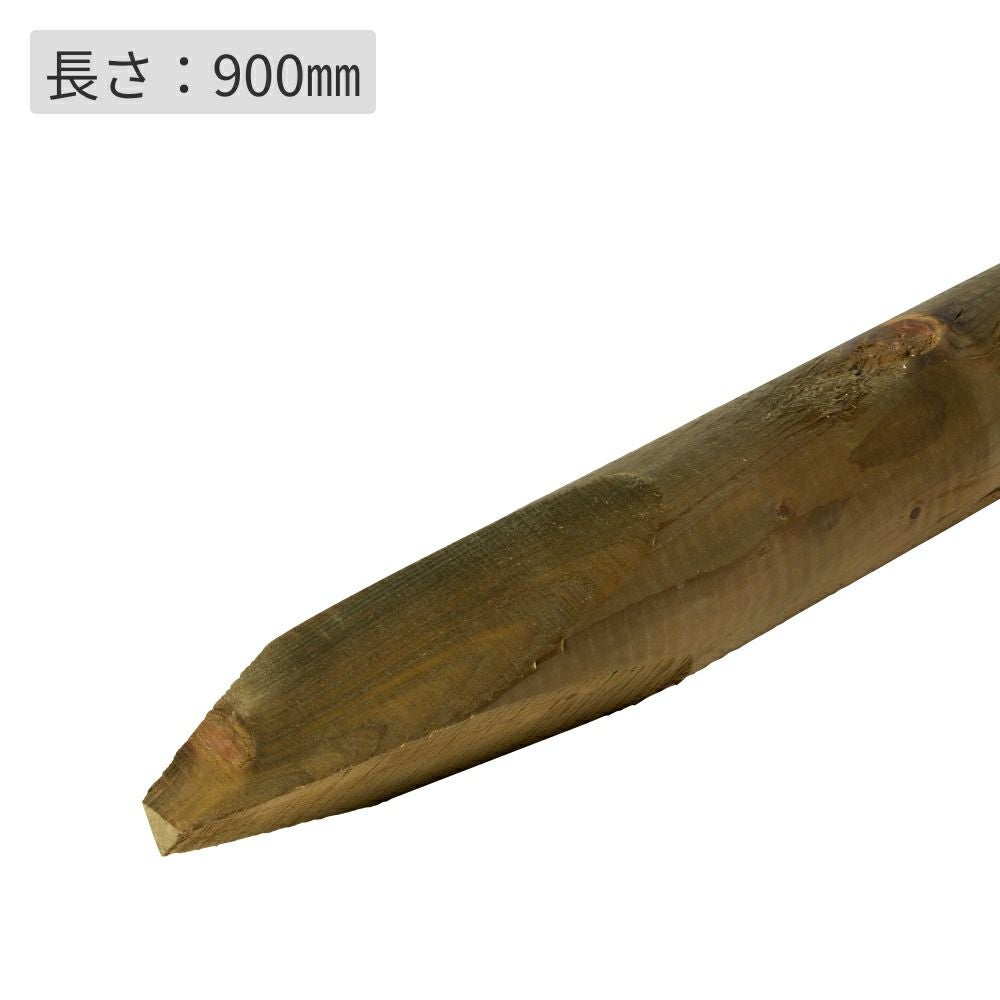 杉桧丸太杭φ65(タナリスCY防腐加工)／65×65×900 | ウッドデッキ材通販