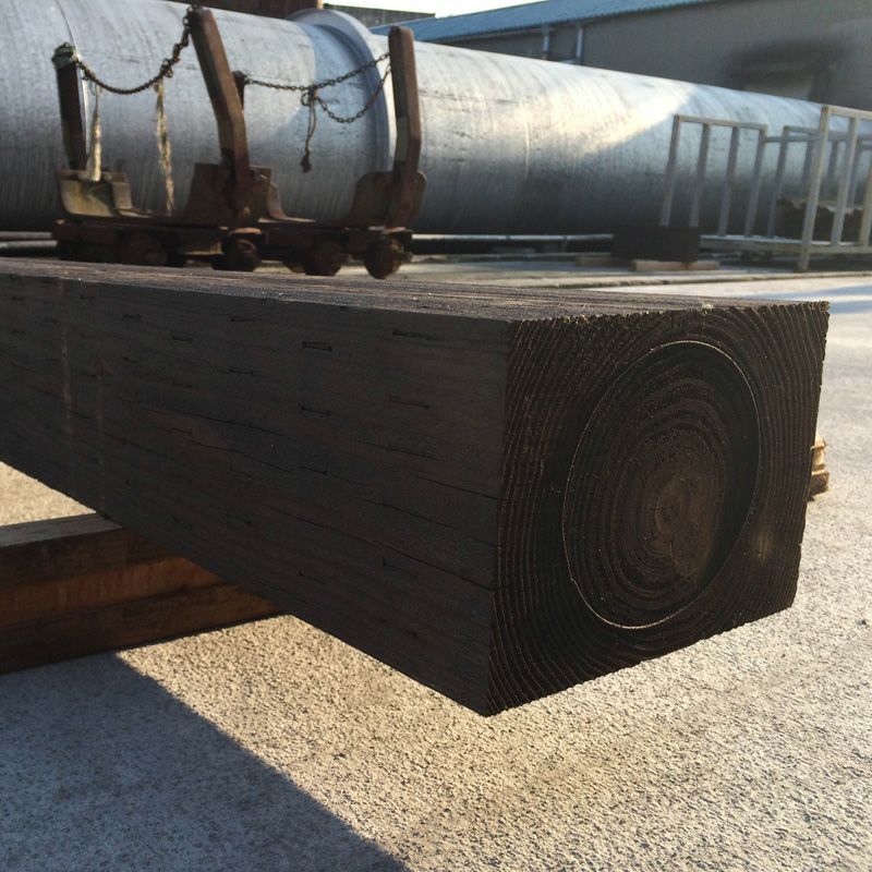 国産杉/140厚】スギ枕木(新品)・T140×W200×L2000mm (約34kg